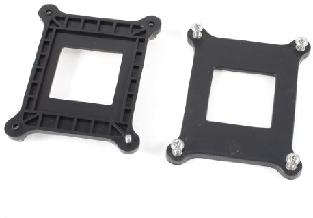 Ruilogod 2 PC disipador CPU soporte del ventilador de la placa posterior de la placa base Socket 478
