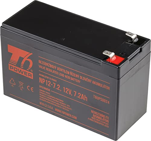 Accumulateur T6 Power NP12-7.2, 12V, 7,2Ah