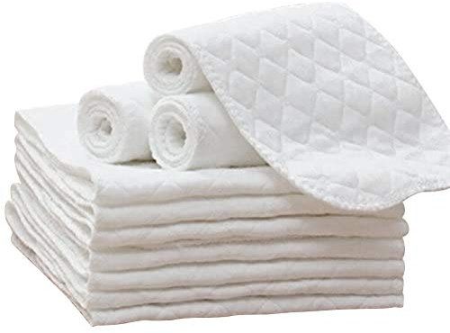 Paños de Muselina para Eructar para Bebé, Paños Suaves y Absorbentes, 10