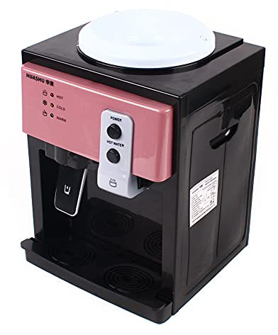 Dispensador de agua fría y caliente, dispensador de agua fría eléctrico, control de temperatura del coche, dispensador de agua para botellas de escritorio, para cubos de agua de 4,5 a 18,9 litros