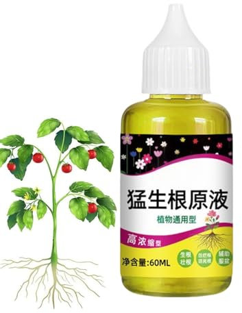 Attivatore Radicale | Fertilizzante Liquido 60ml Per Crescita Radici - Promotore Di Crescita Liquido Organico Per Fiori Frutti Alberi Prati Giardino Interno Ed Esterno