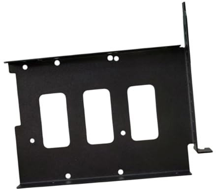 BaotyJie Kit di Montaggio in Metallo per Supporto alloggiamento unità HDD per Computer per Kit di Montaggio Stabile per unità Disco Rigido SSD PCI HDD, 3.5inch Black