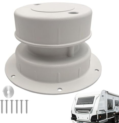Genérico Tapa de Ventilación para Tráiler | Cubierta para Respiradero De Techo | Accesorio Exterior de Ventilación para Acampada Viajes en Autocaravana y Actividades al Aire Libre