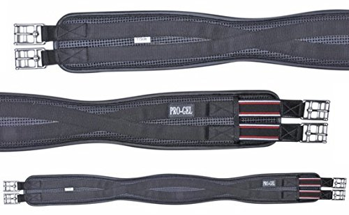 HKM Pro-Gel Sattelgurt Schwarz 125