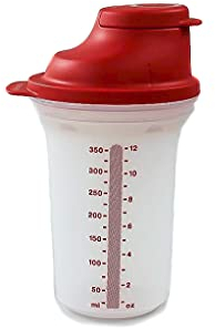 Tupperware Backen Mix-Fix klein 350 ml rot D214 Shaky Küchenhelfer Shake It 37097