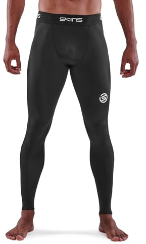 Skins Herren Series-1 Men's Compression Long Tights Kompressionshose, Schwarz, XXL