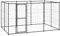 vidaXL Chenil Extérieur Acier 7,26 m² Enclos Niche Cage pour Chiens Chiots