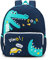 willikiva Auto Dinosaurier Kleinkind Kinder Rucksack für Jungen und Mädchen Kinder Wasserdichte Vorschule Tasche (Dinosaurier)