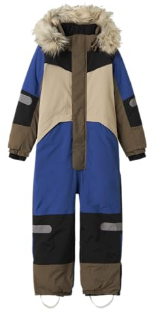 NAME IT Suit Nmnstorm12 Block Fo Combinaison de Ski, Surf The Web, 104 Mixte Enfant