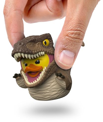 TUBBZ Mini: Jurassic World Rebirth - Velociraptor Cosplaying Rubber Duck Vinyl Figure