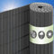 UrFence 100x300 Brise Vue Balcon Exterieur - Canisse PVC Gris - Cloture de Jardin Cache Vis-à-Vis - Brise Vent Terrasse Exterieur Pare Soleil Balcon Cache Vue Jardin Lamelle Occultante Grillage Rigide