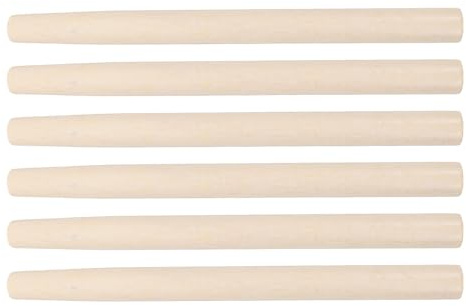DOITOOL 6 pièces Manche Bois Remplacement pour Petite Hache Houe Pelle Outils de Jardinage Confortable