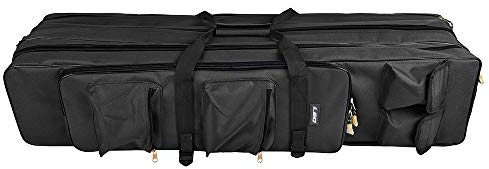 Lixada Outdoor 3 Layer Angeln Tasche Rucksack 80 cm / 100 cm Angelrute Reel Tragetasche Angelrute Tackle Tasche Tragetasche Reisetasche