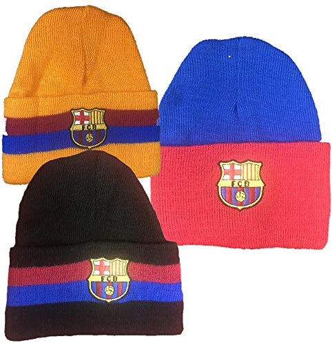 Cappello Barcellona FCB Berretto Invernale Ufficiale PS 33062 (Arancio)