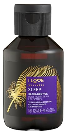I LOVE Wellness Sleep Bath and Body Oil Cosmetics for Women - 4.2 oz Oil