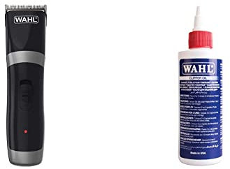 Wahl Men's Cord/Cordless Hair Clipper, Rechargeable, 11 Attachment Combs, 0.8-25mm, Black