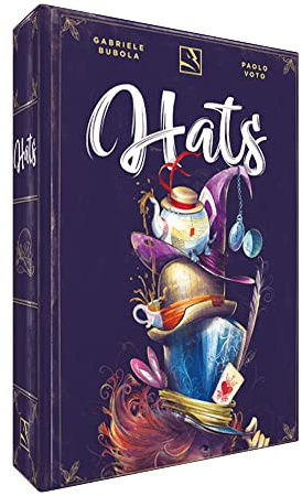 Hats | Thundergryph Games | Jeu de société | Jeu de stratégie basé sur Alice au Pays des Merveilles | Jeu de Collection pour Adultes | À partir de 14 Ans | 2 à 4 Joueurs |