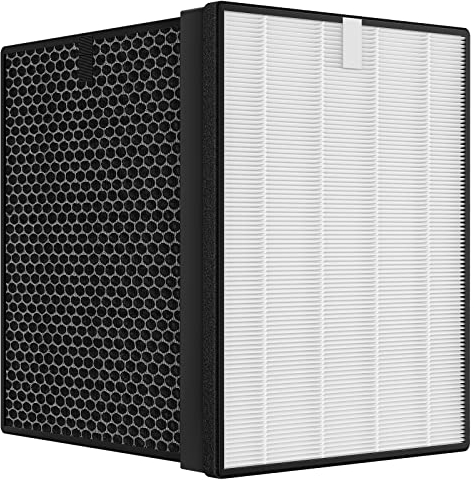 FY2420/30 FY2422/30 Ersatzfilter kompatibel mit Philips Luftreiniger AC2882, AC2887, A2889, AC3829, Serie 2000 und 3000, inklusive 1 HEPA-Filter und 1 Aktivkohlefilter