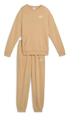 PUMA Damen Relaxed Sweat Suit TR cl Gestrickte Anzüge, Warm Beige, L