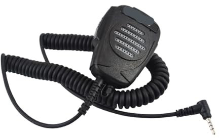 AXTGBHL Hiroyasu Handmikrofon Högtalare Mic 3,5 mm Y-kontakt Anslutning Passar for HIROYASU HI-R23 Zello Walkie Talkie Vertex Standard VX-531