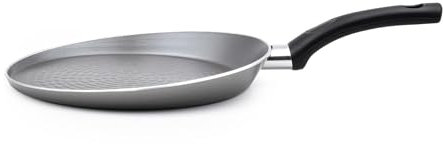 TEHORNEO Sarten Crepes, Sarten Crepes Induccion 28 cm, Crepera, Crepera Sartén, Sartén Tortitas, Comal para Tortillas 28 cm, Antiadherente Apto para Inducción, Vitorcerámica, Gas y Lavavajillas