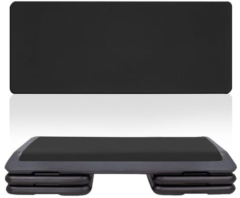 Aerobic-Übungsplattform, dicke Matte (nicht im Lieferumfang enthalten), verwandeln Sie Ihre Aerobic-Plattform in eine bequeme Hantelbank-Matte für Yoga, extra Kissen