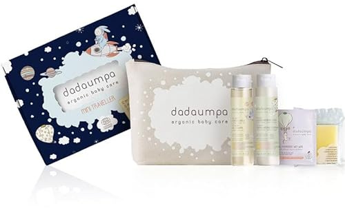 Dadaumpa Mini kit de voyage, ensemble essentiel de soins pour bébé, hygiène et soins de la peau pour les nourrissons et les tout-petits