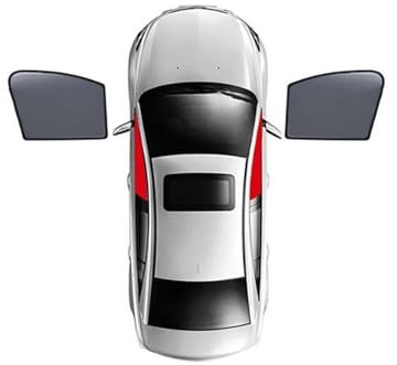 SQOFJGIGN Pare-Soleil Intérieur pour Mitsubishi pour Lancer-Ex Et pour Lancer Ex 2007-2017 Rideau De Fenêtre De Voiture Pare-Soleil Magnétique(2PCS Front)