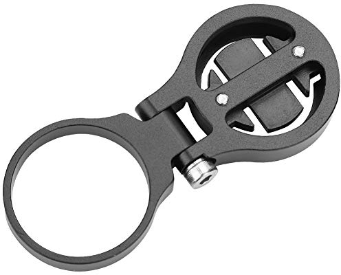 VGEBY1 Fahrradcomputerhalterung, Halterung für Fahrradscheinwerfer, Verlängerungshalterung für Kilometerzähler aus Aluminiumlegierung (schwarz für Garmin)