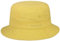 Stetson Organic Cotton Hut mit UV-Schutz Damen/Herren - aus 100% Bio-Baumwolle - Knitterfrei knautschbar - Nachhaltig - Bucket Hat unifarben - Packable Anglerhut - Frühjahr/Sommer gelb L (58-59 cm)