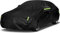 Sailnovo Funda para Coche Hatchback 7 Capas Resistente Cubierta Exterior Completa para Coche, Protección Solar y contra la Nieve al Aire Libre con Cremallera para BMW, Ajuste Universal (hasta 450 cm)