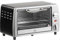 HOMCOM Mini four électrique 10L avec 1 grille et 1 plateau, température réglable de 100°C à 230°C, Minuteur 60 min 36,5x26x22cm noir