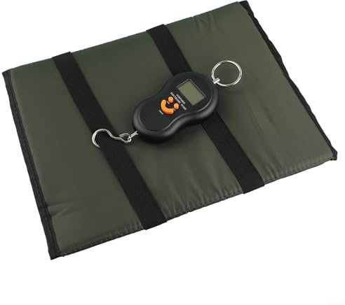 SMZhomeone Fishing Unhooking Mat Foldable Carp Landing Mat Digital Weight Scales Tackle Tool quality lightweight carp or pike unhooking mat 80cm×35cm×1cm(Black)