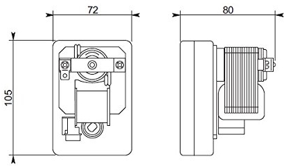 UNIVERSEL - MOTEUR TOURNEBROCHE ROTISSOIRE 60KG NET 3TR/MIN BARBECUE - MTB60KG