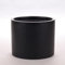 Elegant Einrichten Pflanzkübel Fiberglas, zylindrisch D30xH25cm schwarz-matt.