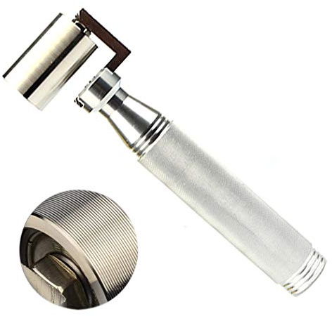 LC LICTOP 1.26 Inch Stainless Steel Seam Roller with Plastic Handle, Wallpaper Seam Roller Tool for Construction, Car Audio Sound Deadening, Heat Abatement Mat Application, Paint Smoothing Hand Tool