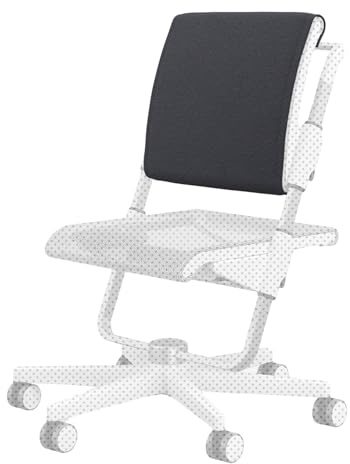 Moll Rückenkissen für Kinderschreibtischstuhl Scooter | ergonomische & weiche Polsterung | einfach montierbar | waschbar & austauschbar | ideal für Jungen & Mädchen | Made in Germany