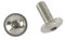 100 Stk Linsenkopfschraube mit Flansch ISO 7380-2 M4 x 10 mm - Edelstahl V2A