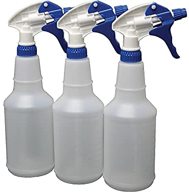 Impact 721707 Impact 24 Oz. Spray Bottle Transparent/White/Blue 3/Pack (721707)