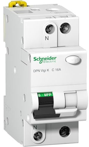 A9D21610 Disjoncteur différentiel 30mA 10A - 1P+N - 6kA - type A Non Auxiliarisable- Vigi Schneider iDPN