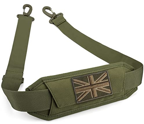 WYNEX Shoulder Strap Pad for Tactical Pouch, Universal Bag Strap with Detachable Thick Pad Single Shoulder Strap Replacement for Duffel Bags Crossbody Bag
