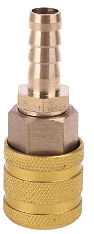 Aublinto Reifenluftfutter,Reifenfüllventil Anschluss Reifen Air Chucks Adapter Reifen Ventil Stecker Reifenfüller Anschluss für Reifenfüllmesser Kompressorzubehör Twist-on Chuck;6 mm/8 mm