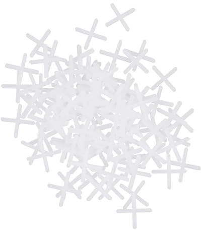 Balacoo 1000pcs Tile Grout Spacer Leveling System Cross Design Tile Spacers for Easy Installation of Floor and Wall Effortless Tiling Tools