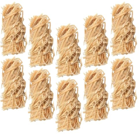 NUOBESTY 12 Pastillas de Encendido Naturales de Cera y Madera Biodegradables para Fogatas Parrillas y Estufas de Leña Compactas y Prácticas para Campamentos Barbacoas y Emergencias