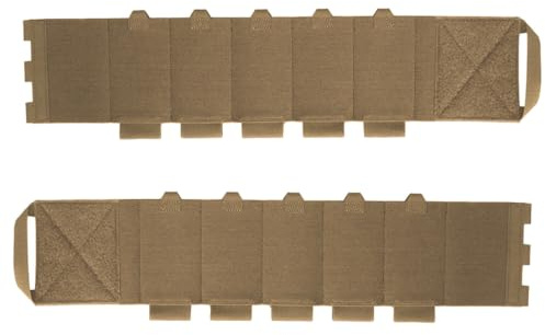 Taktisk Sidotätning med Snabbkoppling, Justerbar Elastisk MOLLE-kummerbund | Kompatibel med magasin i kaliber 5,56, magbältesdesign, 500D-nylon, kardborrefäste, för LV119