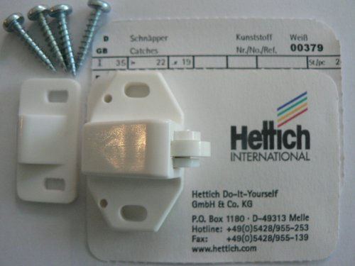 Rollfix Möbelschnäpper, weiß, 2 Stück, Artikelnr. 379