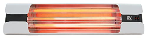 Vortice Riscaldamento a Parete con Cordino, infrarossi, 600/1200/1800 W, Thermologika Design, Bianco, 70007 1800 wattsW, Infrarot, 600/1200