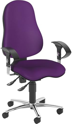 TOPSTAR | Bürostuhl SITNESS 10 | mit verstellbaren Armlehnen | lila