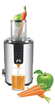 BEPER 90.424 Extracteur de Jus Centrifugeuse, Argent/Noir, 2.5 L, 800 W