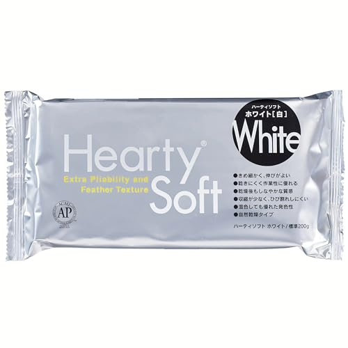 Padico Hearty Soft Clay 200g [White (Japan Import)
